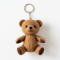 Handcrafted Teddy Bear Keychain